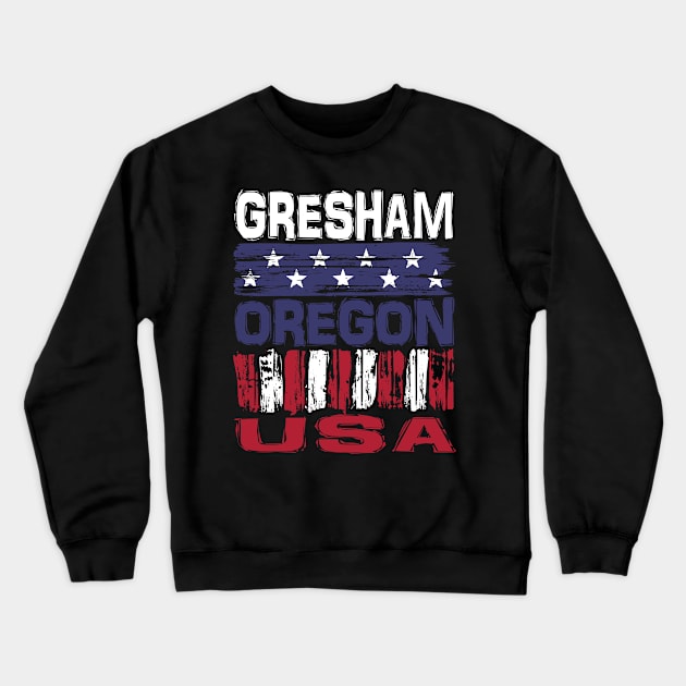 Gresham Orgeon USA T-Shirt Crewneck Sweatshirt by Nerd_art